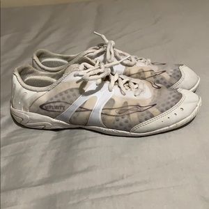 White competitive cheer shoes